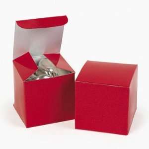  Mini Red Gift Boxes   Party Favor & Goody Bags & Paper 