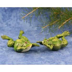  Little Fat Boy Frog Pair Floaters for pond or pool