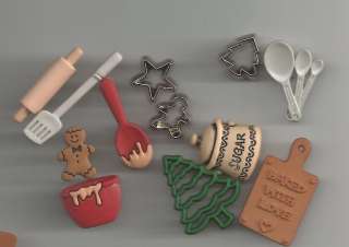 Christmas Cookies Theme Buttons & Embellishments   all crafts  