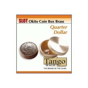 Slot Okito Coin Box Brass Quarter by Tango: Toys & Games