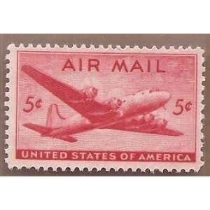    Stamps US Air Mail DC4 Skymaster ScC32 MNH 