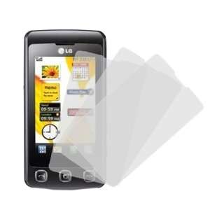   KP500 Combo LCD Screen Protector For LG Cookie KP500 Cell Phones