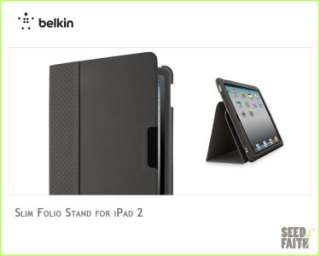 Belkin Slim Folio Stand for iPad 2 Black  