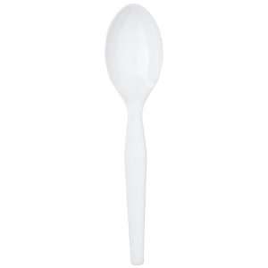 Dixie TM217 Medium Weight Polystyrene Teaspoon, 5.88 Length, White 