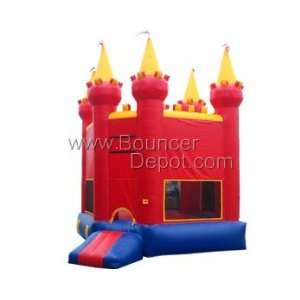    Rainbow Club Castle Comercial Inflatable Bouncers Toys & Games