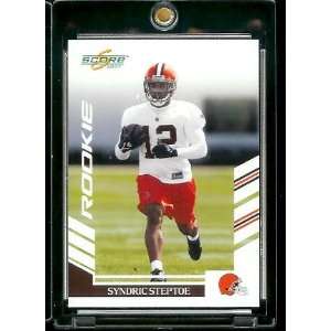  2007 Score # 317 Syndric Steptoe   Cleveland Browns   NFL 