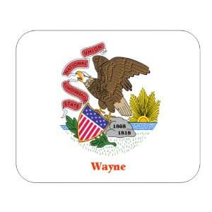  US State Flag   Wayne, Illinois (IL) Mouse Pad Everything 