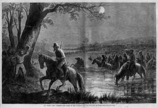 HORSES CIVIL WAR INVASION OF MARYLAND REBEL ARMY, FORDS  