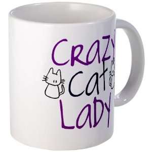  Crazy Cat Lady Pets Mug by CafePress: Kitchen & Dining