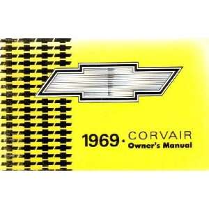  1969 CHEVROLET CORVAIR Owners Manual User Guide 