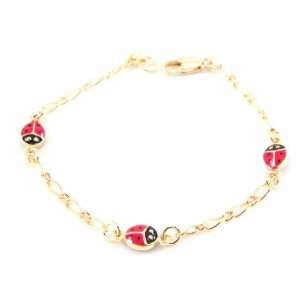  Gold plated bracelet Coccinelles.: Jewelry