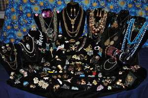 200+PC CoStUmE SIGNED/unsigned Assorted Jewelry Lot Closeout end of 