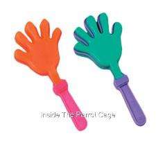 12 NEON HAND CLAPPERS PARTY FAVORS KIDS NOVELTIES 4  