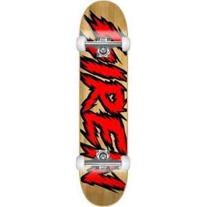 Siren Shocker Complete Skateboard   7.75 Nat/Red w/Raw Trucks & Wheels