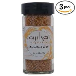 Ajika Organic Mustard Seed, Yellow: Grocery & Gourmet Food