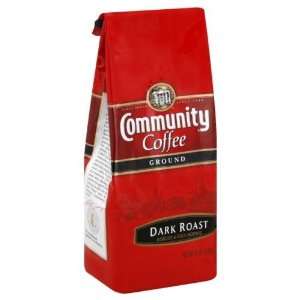 Community Coffee, Coffee Grnd Dark Rst, 12 OZ (Pack of 6)  