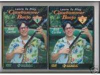 LEARN CLAWHAMMER BANJO   BOB CARLIN   2 DVD SET *NEW*  