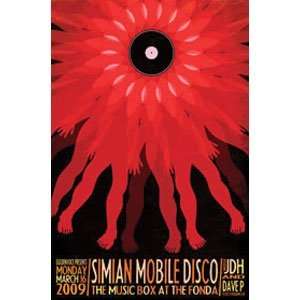 Simian Mobile Disco   Posters   Limited Concert Promo:  