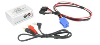 Connects 2 Aux Input to OEM Adapter Interface for Renault Clio 