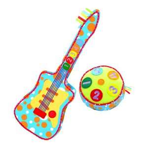  Rockinâ€™ Sounds Guitar and Drum Set Toys & Games