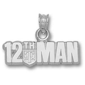  Texas A&M University The 12Th Man Horizon Pendant (Silver 