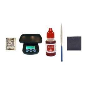 Complete Silver Testing Kit with 1 Bottle Test Solution, Electronic 