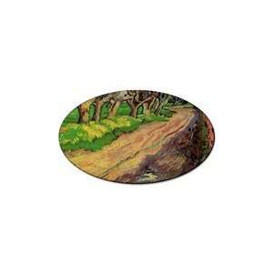  Pollard Willows By Vincent Van Gogh Oval Magnet Office 