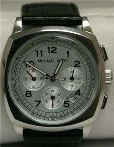 Michael Kors Mens Midsize Silvertone Chronograph Watch MK8028  