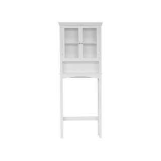 New Plateau Space Saver Over Toilet Bathroom Cabinet   White  