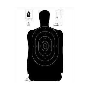  Pistol Targets, Police Silhouette, 35x45 Paper, 100 per 