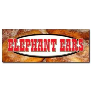    48 ELEPHANT EARS DECAL sticker concessions ear: Everything Else