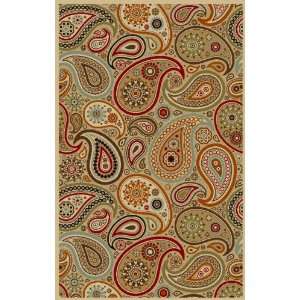  Concord Global Rugs Norah Collection Paisley Ivory 