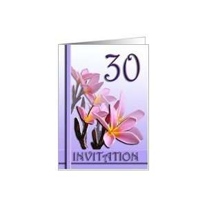   Birthday Celebration Invitation   Pink Frangipani Card Toys & Games