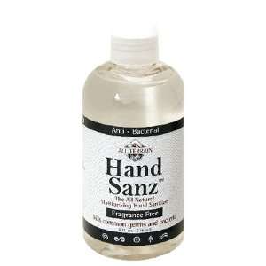 All Terrain Hand Sanz Moisturizing Hand Sanitizer, Fragrance Free , 8 