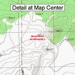   Map   Mount Hicks, Nevada (Folded/Waterproof): Sports & Outdoors