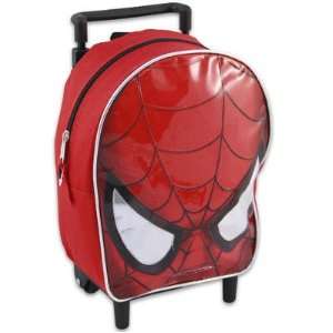  Spiderman Head Shape Mini Roller Backpack: Baby