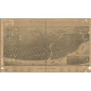 1894 map of Port Huron, Michigan