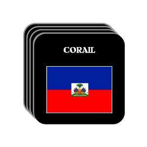  Haiti   CORAIL Set of 4 Mini Mousepad Coasters 