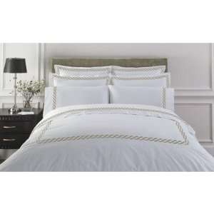   Cable Bedding Collection in Beige Letto Cable Bedding Collection in