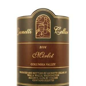  2006 Leonetti Merlot Columbia Valley 750ml 750 ml Grocery 