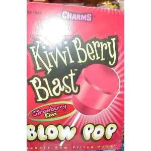 Charms Kiwi Berry Blow Pops (Blo Pops) Lollipops  Grocery 