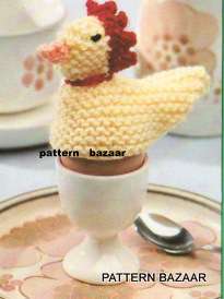 Cute Chick Egg Cosy Pattern Fits Chocolate Eggs Too  