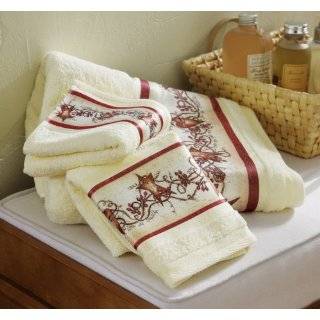Hearts And Stars Country Bath Towel Set Multi by Collections Etc