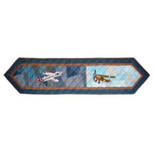  Airplane Country Table Runner: Home & Kitchen