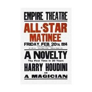   in 20 years Harry Houdini as a magician 20x30 poster