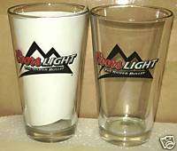 COORS LIGHT THE SILVER BULLET BEER GLASSES NEW  