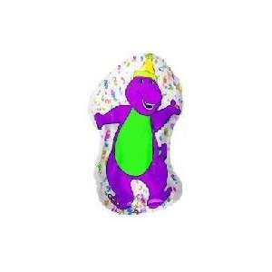  30 Barney With Birthday Hat   Mylar Balloon Foil Health 