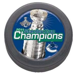 Vancouver Canucks 2011 NHL Stanley Cup Champions Team Hockey Puck 
