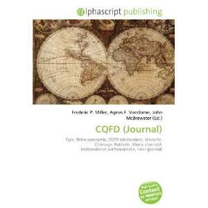  CQFD (Journal) (French Edition) (9786132693952) Books