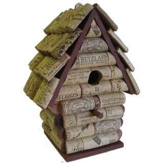 Of Corks Tall Cork Birdhouse Other Home & Garden WorldofGood by 